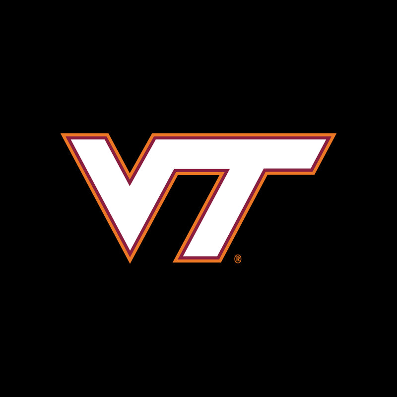 Virginia Tech Primary Logo Women's Long Sleeve - Black