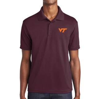 Virginia Tech Primary Logo LC Polo - Maroon