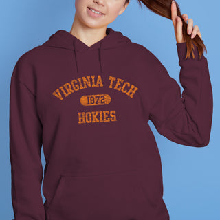 Virginia Tech Athletic Arch Hoodie - Maroon