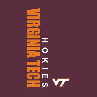 Virginia Tech Vertical Block LC Zip Hoodie - Maroon