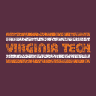 Virginia Tech Retro Underline Hoodie - Maroon