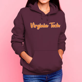 Virginia Tech Basic Script Hoodie - Maroon