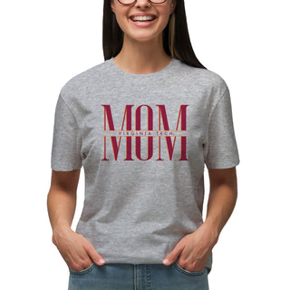 Virginia Tech Classic Mom T-Shirt - Sport Grey