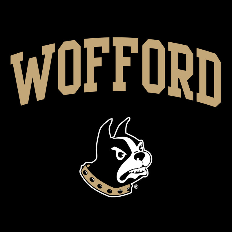 Wofford College Terriers Arch Logo Womens T Shirt - Black