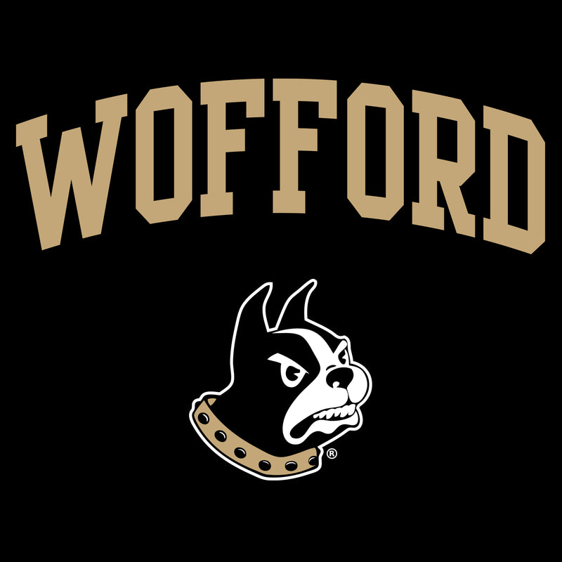 Wofford College Terriers Arch Logo Long Sleeve T Shirt - Black