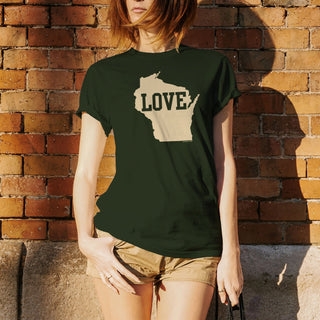 Wi Love Milwaukee T-Shirt - Forest