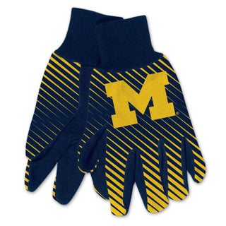 Michigan Wolverines Adult Two Tone Gloves