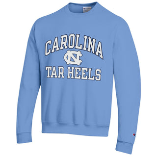 Champion Carolina Arch Over Tar Heels PB Crewneck - Light Blue