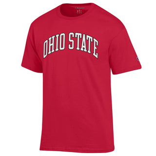 Ohio State Arched Champion Basic T-Shirt - Scarlet