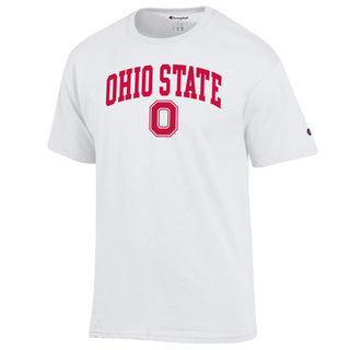 Ohio State Arch Logo Champion Basic T-Shirt - White