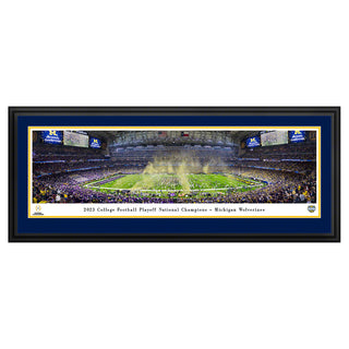 Michigan Wolverines - 2023 CFP National Champions Panorama