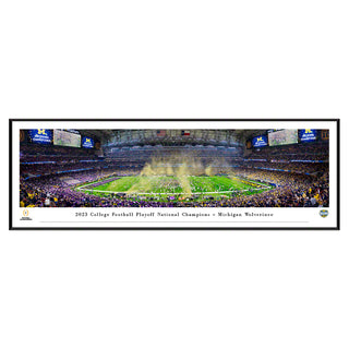 Michigan Wolverines - 2023 CFP National Champions Panorama