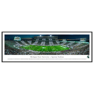 Michigan State Spartans Football Stripe Panorama