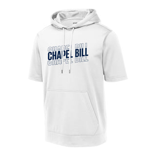 Chapel Bill Short Sleeve Hoodie - White