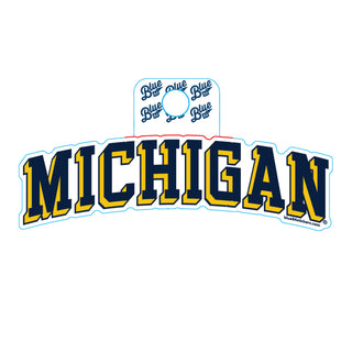 BLUE84 MICHIGAN DOUBLE SPACE DECAL