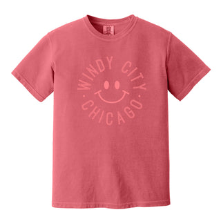 Chicago Monotone Smile CC T-Shirt - Watermelon