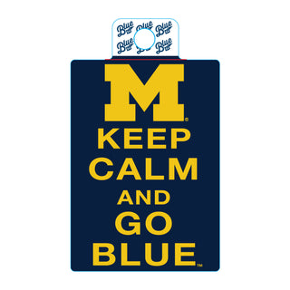 BLUE84 MICHIGANKEEP CALM AND GO BLUE DECAL