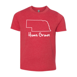 Nebraska Home Grown Youth NL CVC T-Shirt - Red