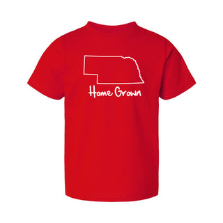 Nebraska Home Grown Toddler T-Shirt - Red