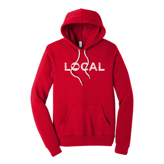 Nebraska Local Sponge Fleece Hoodie - Heather Red