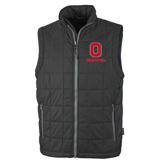 Ohio State Quilted Vest - Black