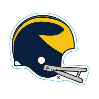 BLUE84 MICHIGAN VAULT LOGO FOOTBALL HELMET DECAL