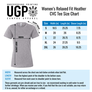 Ohio Nature Women's Relaxed Fit CVC T-Shirt - Deep Heather