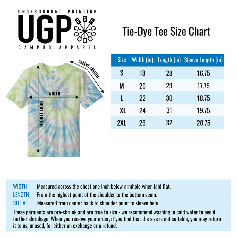 Motown WV Tie-Dye Tee - Pastel Rainbow