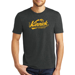 Kinnick Vintage District Triblend T-Shirt - Black Frost