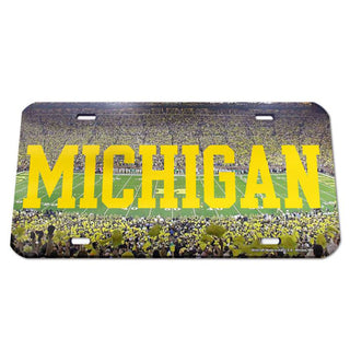 Michigan Wolverines Specialty Acrylic License Plate