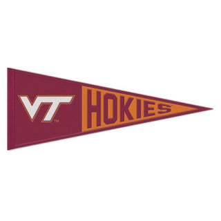 Virginia Tech Hokies Primary Wool Pennant 13" x 32"