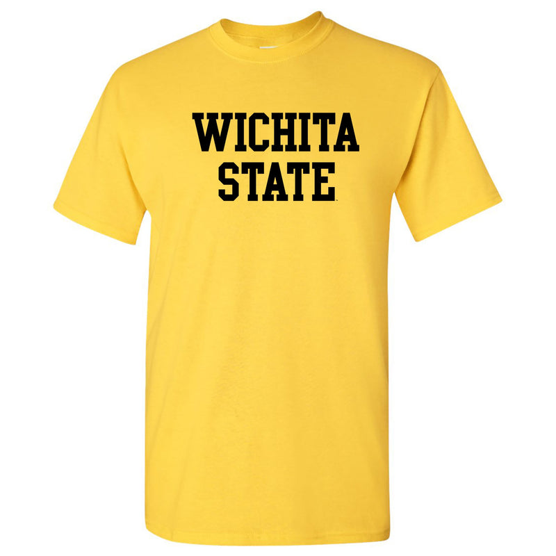 Wichita State University Shockers Basic Block Short Sleeve T-Shirt - Daisy