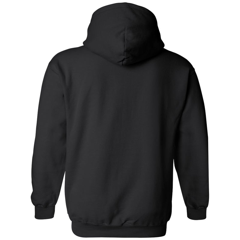 DePauw University Tigers Basic Block Heavy Blend Hoodie - Black