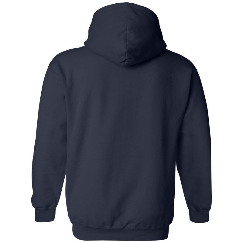 Belmont University Burins Arch Logo Heavy Blend Hoodie - Navy