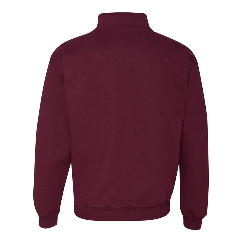 University of Chicago Maroons Wishbone C Quarter Zip - Maroon