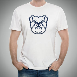 Butler University Bulldog Logo Short Sleeve T Shirt - White