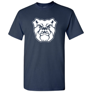 Butler University Bulldog Logo T Shirt Short Sleeve - Navy