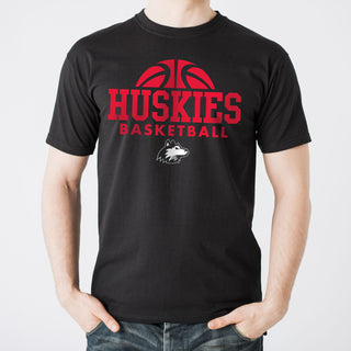 Northern Illinois University Huskies Basketball Hype Short Sleeve T Shirt - Black