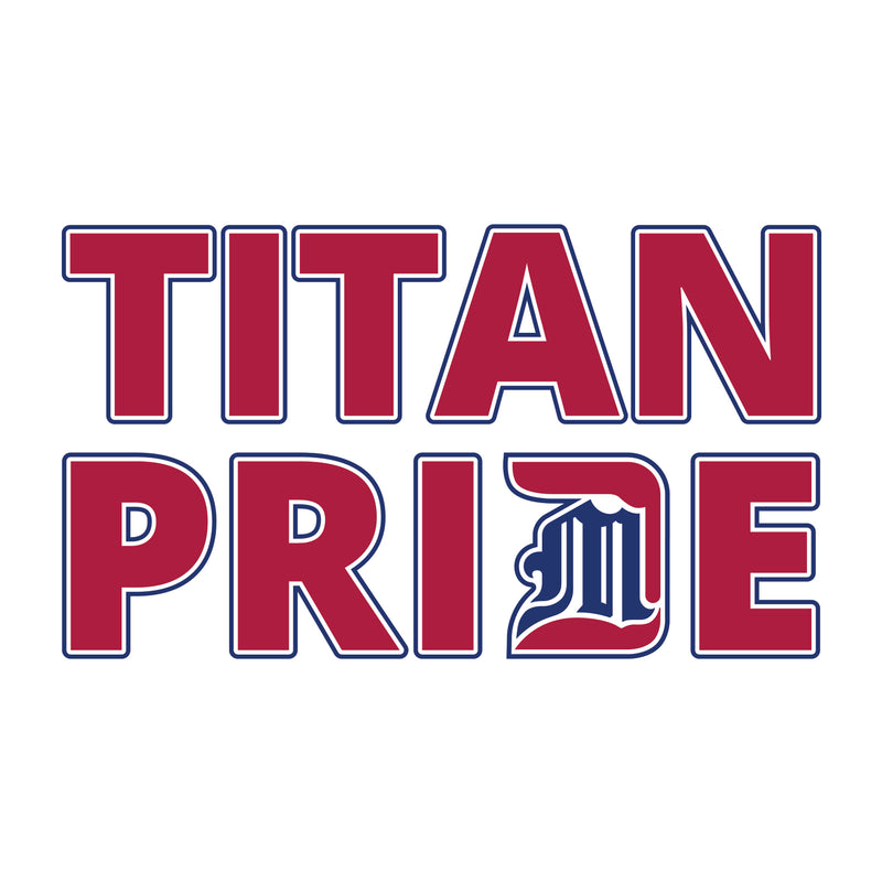 University Of Detroit Mercy Titan Pride Short Sleeve T Shirt - White