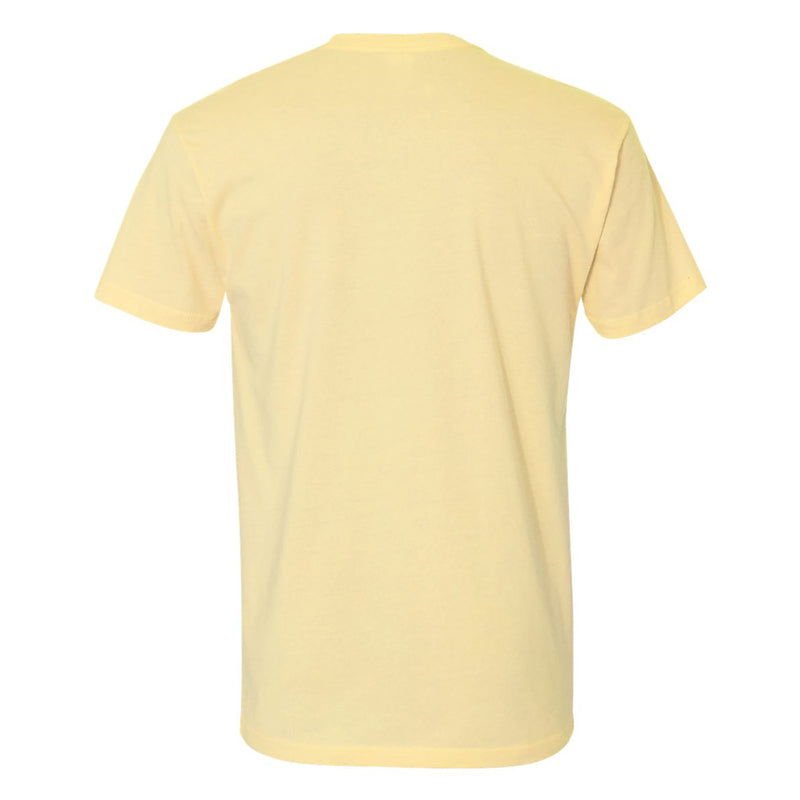 Football is a Religion University of Michigan Next Level Premium Short Sleeve T Shirt - Banana Cream