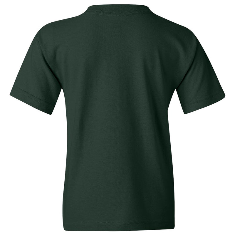 Wayne State University Warrior Strong Youth Short Sleeve T Shirt - Forest