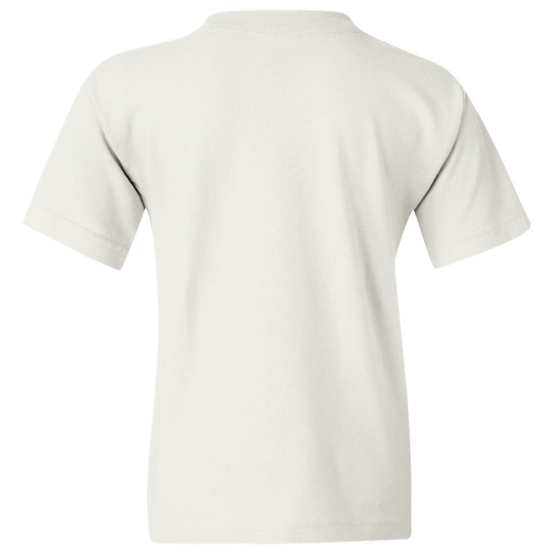 Colgate University Raiders Basic Block Youth Short Sleeve T Shirt - White