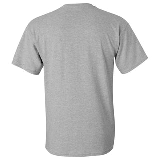 Michigan State University Spartans Basketball Brush State Short Sleeve T Shirt - Sport Grey