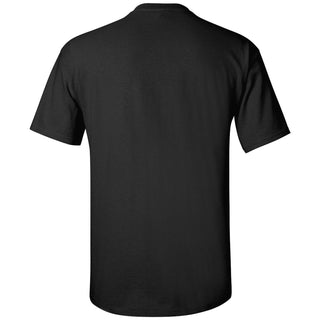 Basketball Slant Iowa Hawkeyes Basic Cotton Short Sleeve T-Shirt - Black