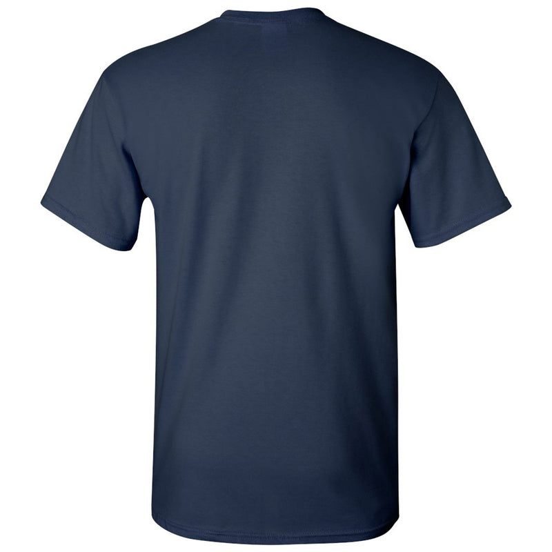 Central Oklahoma University Bronchos Arch Logo Short Sleeve T Shirt - Navy