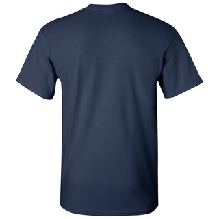 Basketball Flux Michigan Basic Cotton Short Sleeve T Shirt - Navy