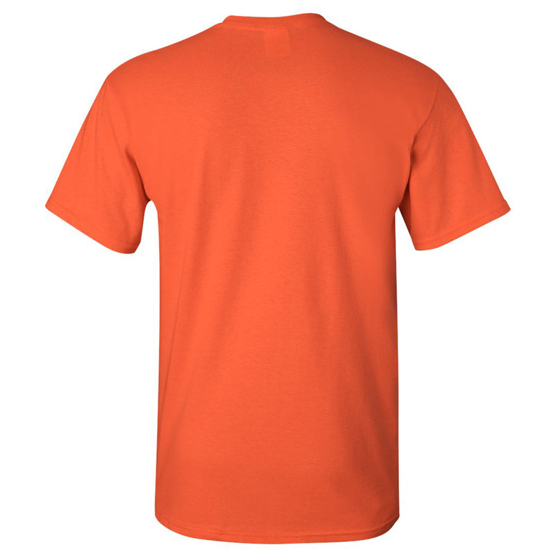 Bowling Green State University Falcons Alumni Basic Block Short Sleeve T Shirt - Orange