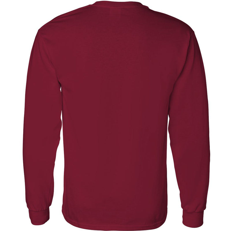 Iowa State University Cyclones Basketball Shadow Long Sleeve T Shirt - Cardinal