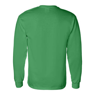 Norfolk State University Spartans Basic Block Long Sleeve T Shirt - Irish Green