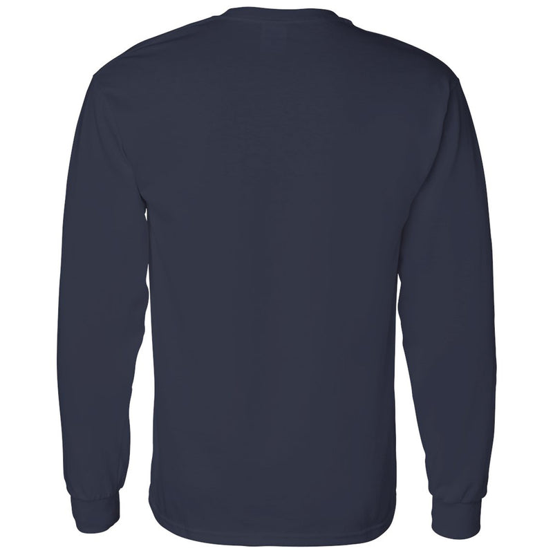 Emory University Eagles  Basic Block Long Sleeve T-Shirt - Navy